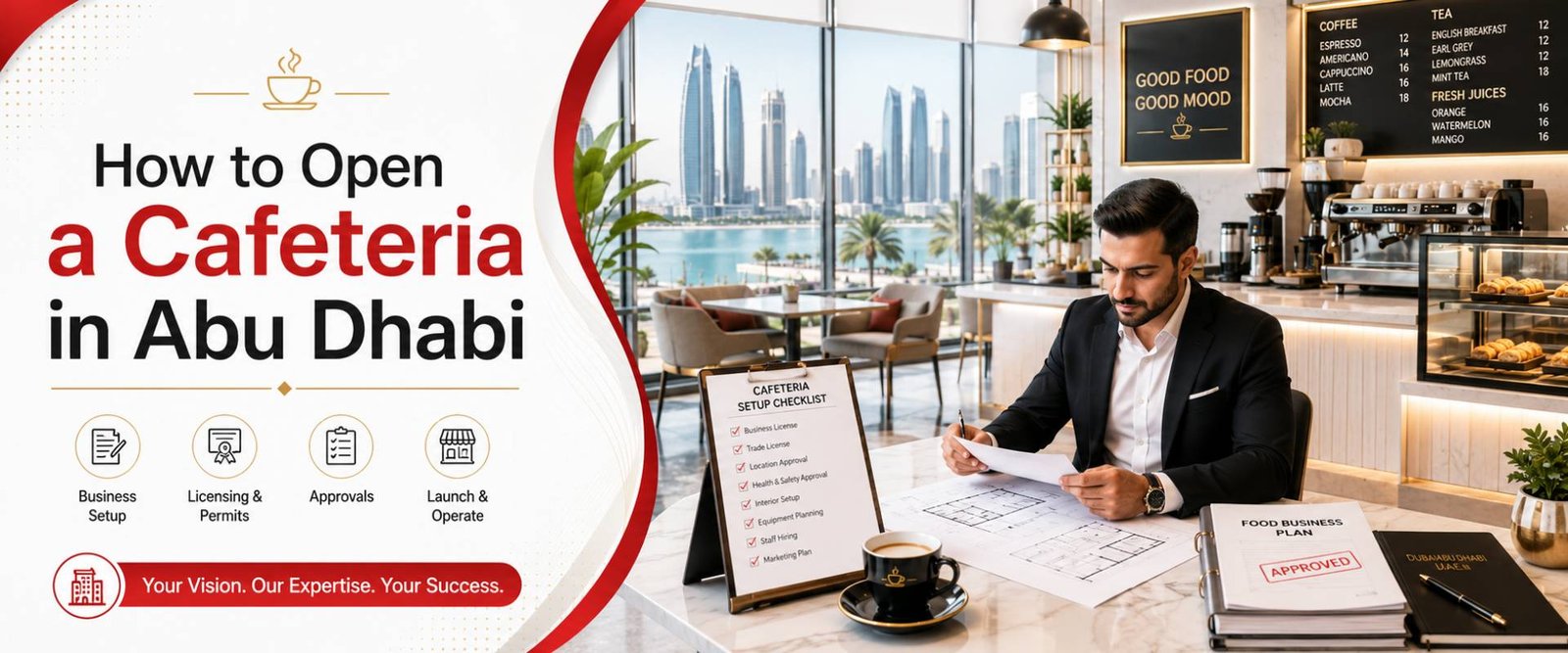 Open a Cafeteria in Abu Dhabi guide
