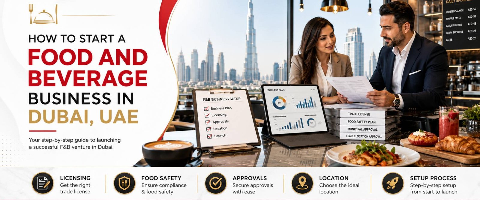 Start Food & Beverage business in dubai