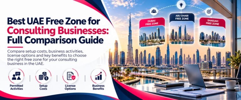 Best UAE Free zone for Consulting businesses comparison