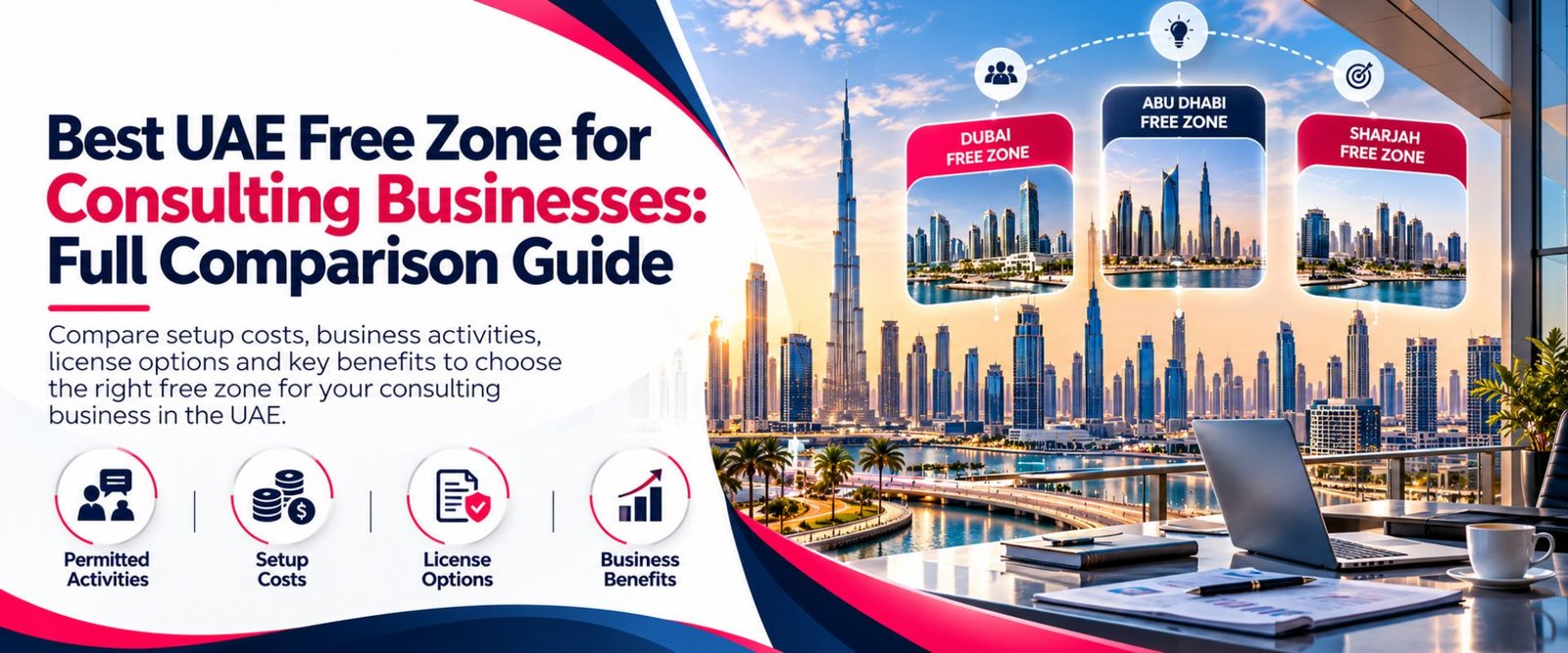 Best UAE Free zone for Consulting businesses comparison
