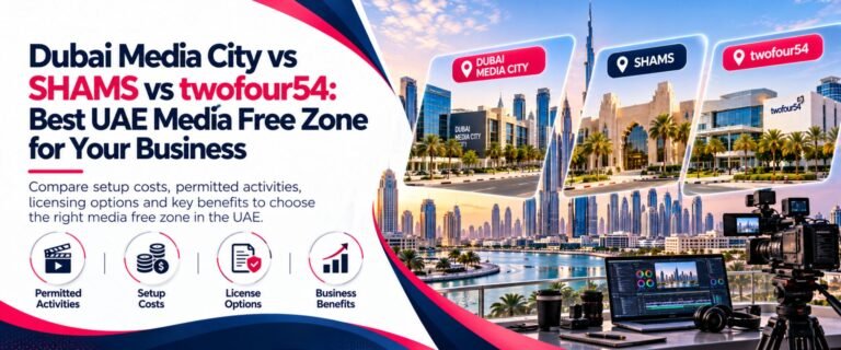 Dubai Media City vs shams vs twofour54 guide