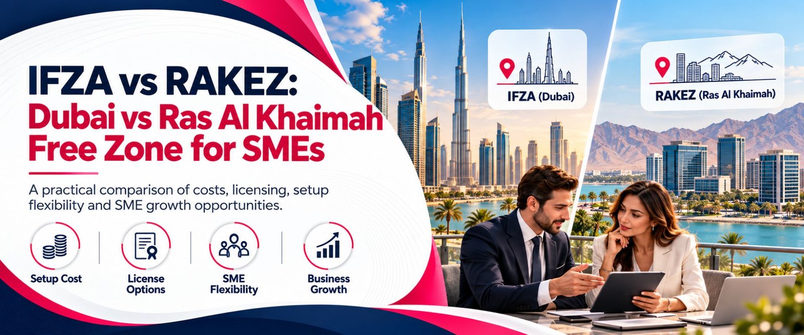 IFZA Vs RAKEZ Free zone guide