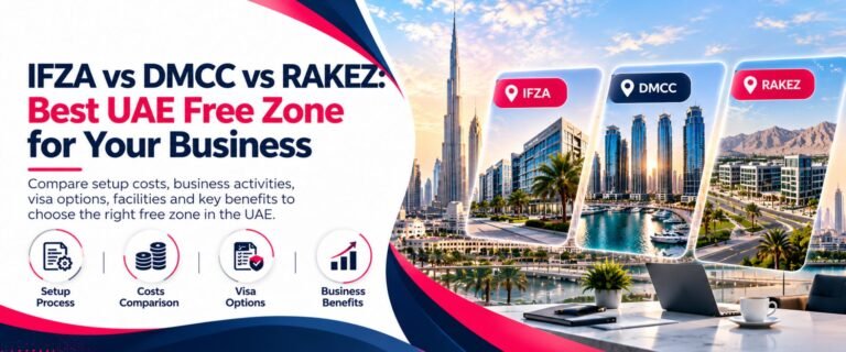 IFZA vs DMCC vs RAKEZ guide