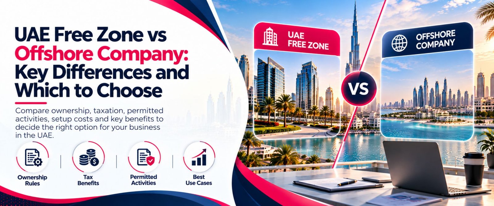 UAE Free zone vs Offshore company guide